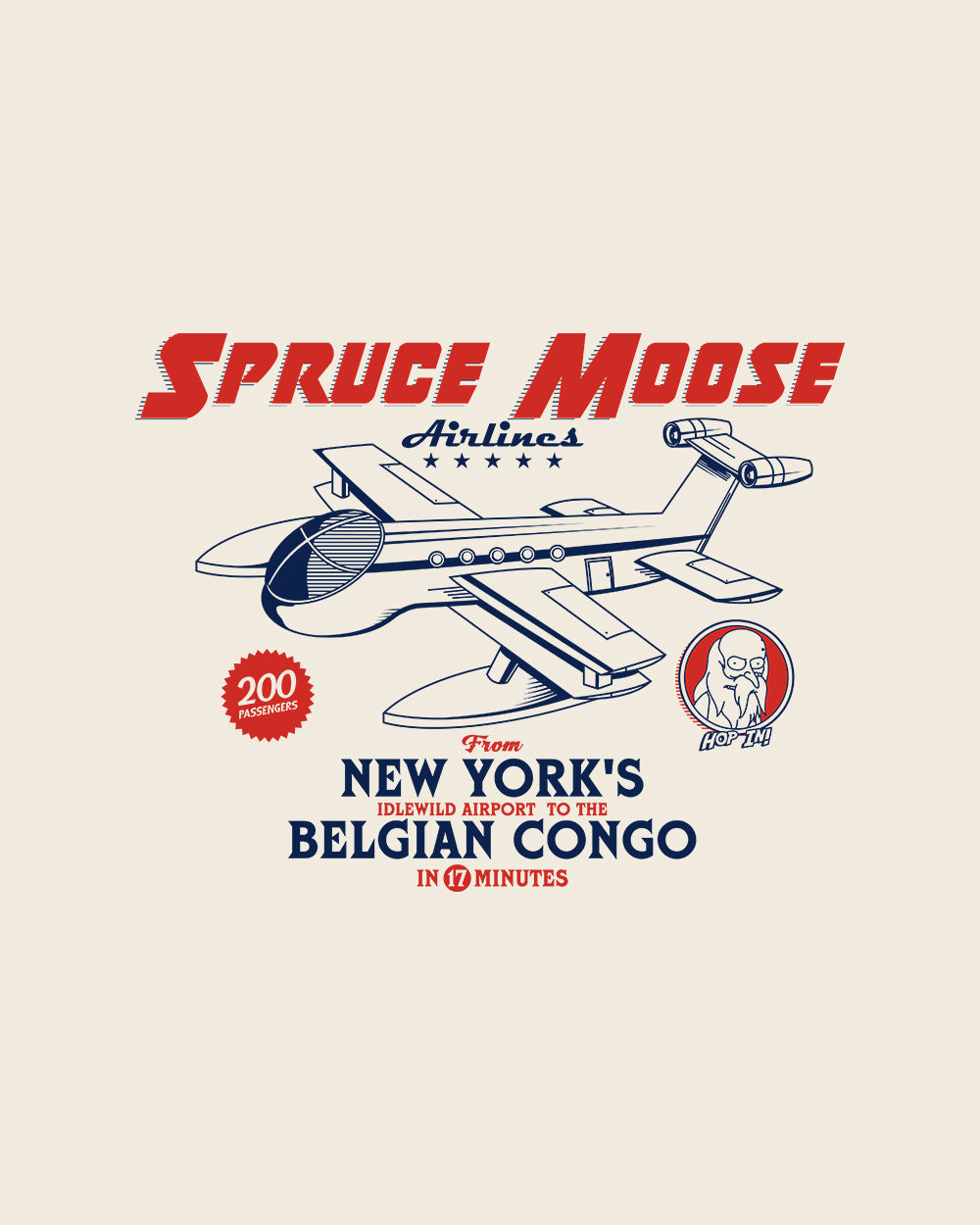 Spruce Moose T-Shirt Europe Online #colour_natural