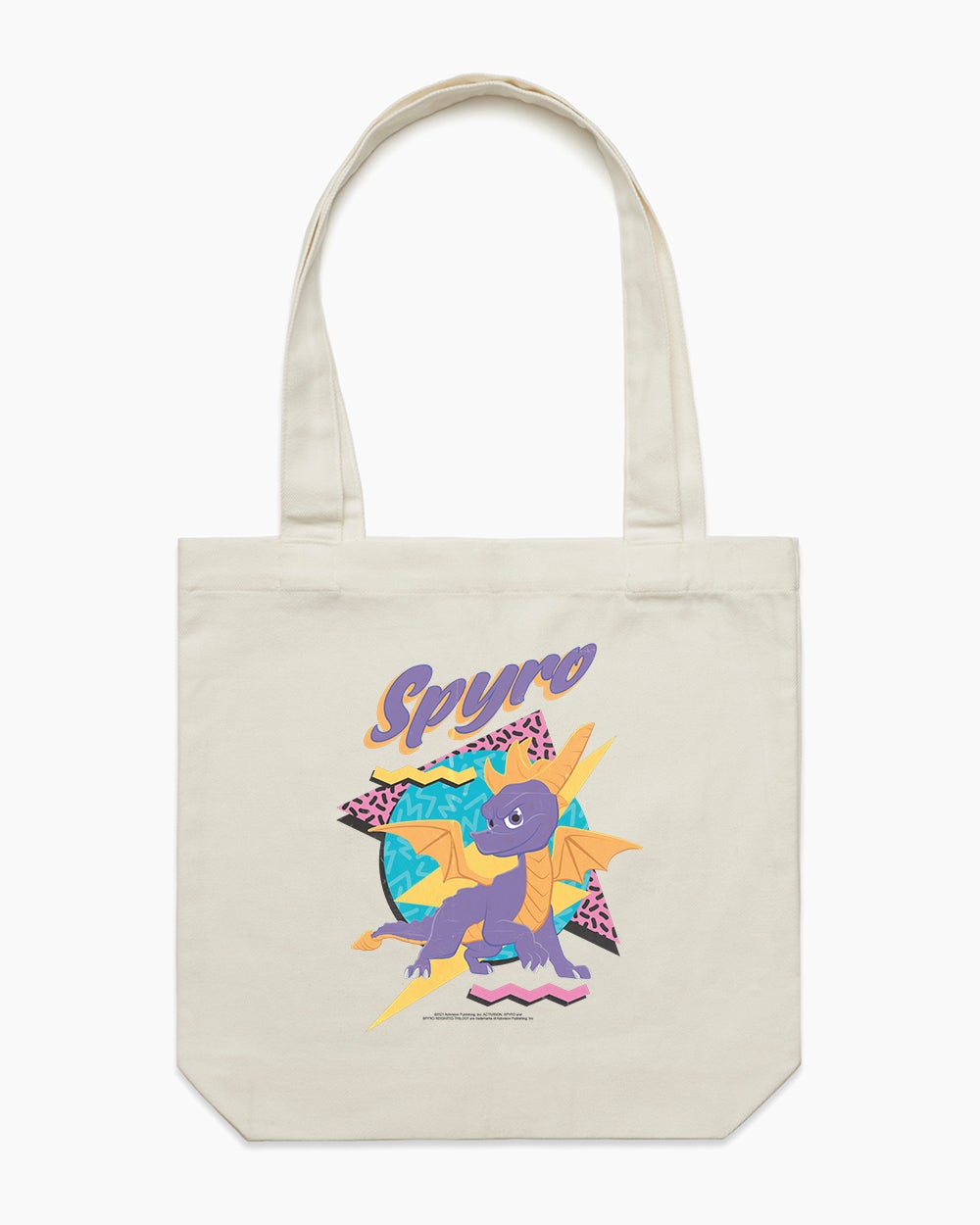 Spyro 90s Cartoon Tote Bag Europe Online #colour_natural