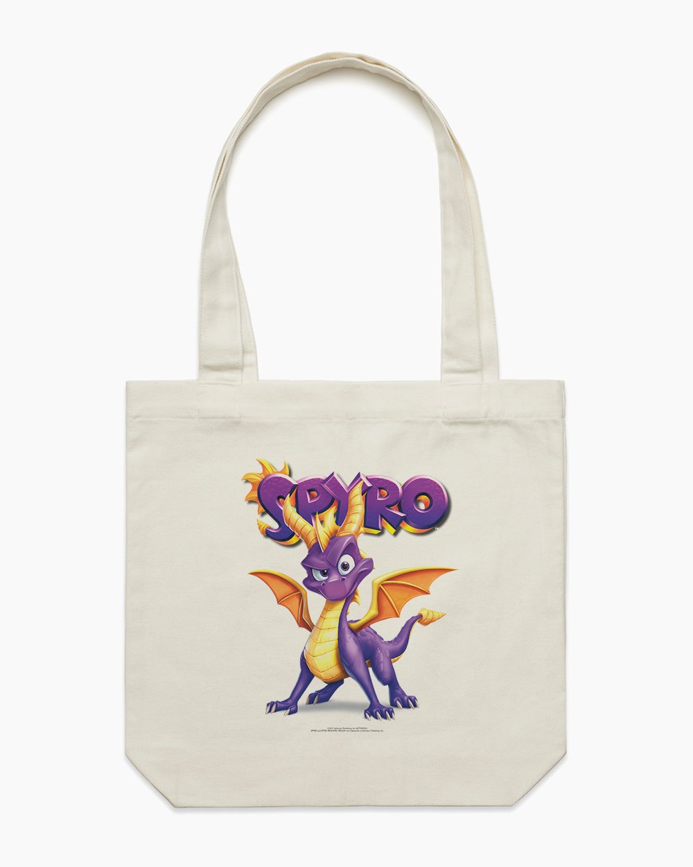 Spyro Character Tote Bag Australia Online #colour_natural