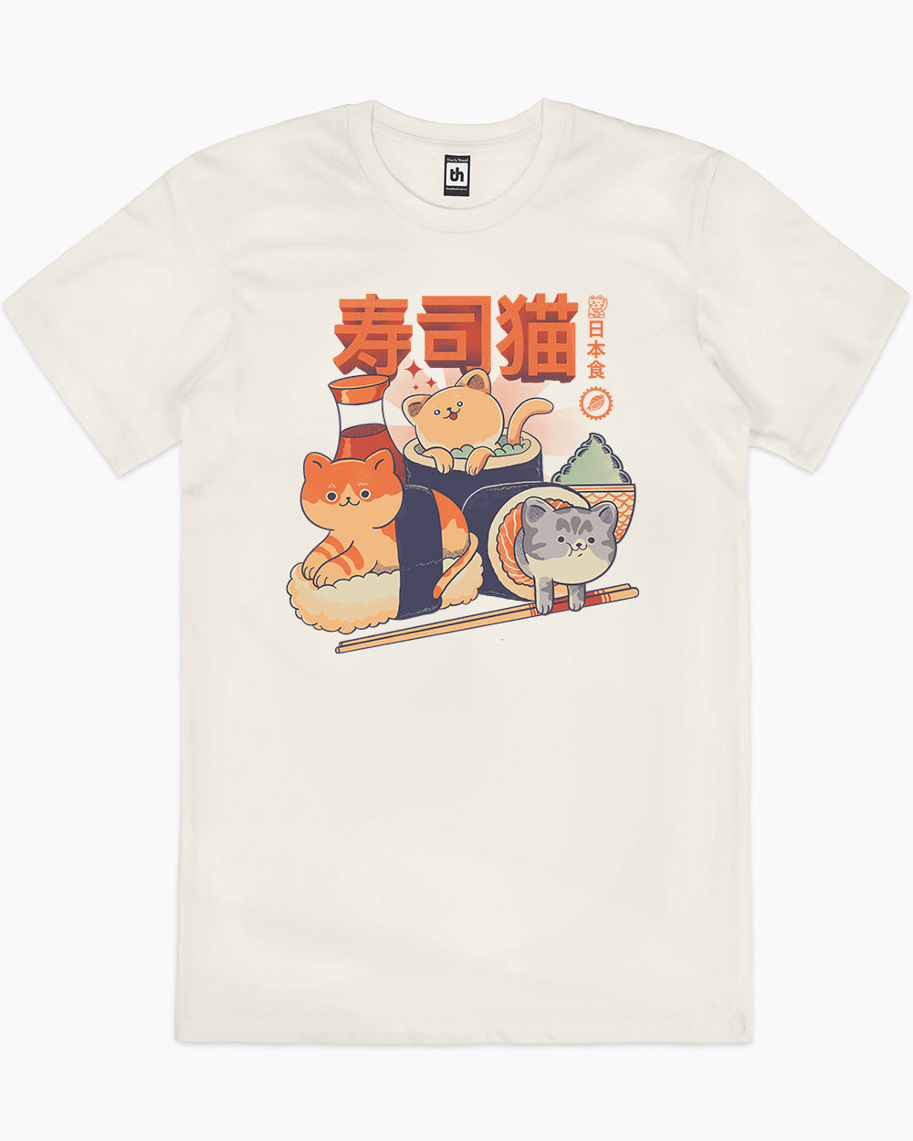 Sushi Cats T-Shirt Europe Online #colour_natural