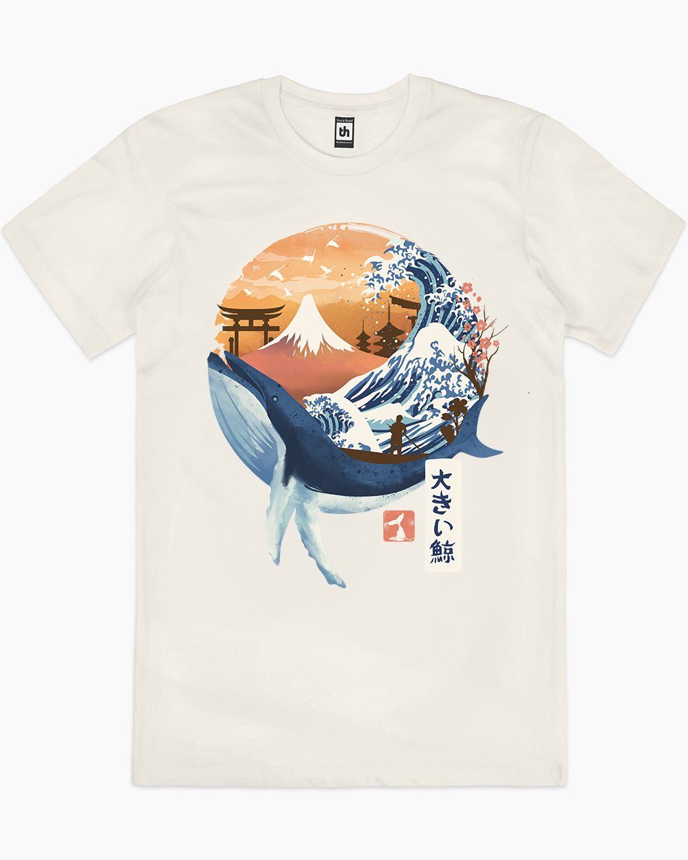 The Great Whale T-Shirt Europe Online #colour_natural