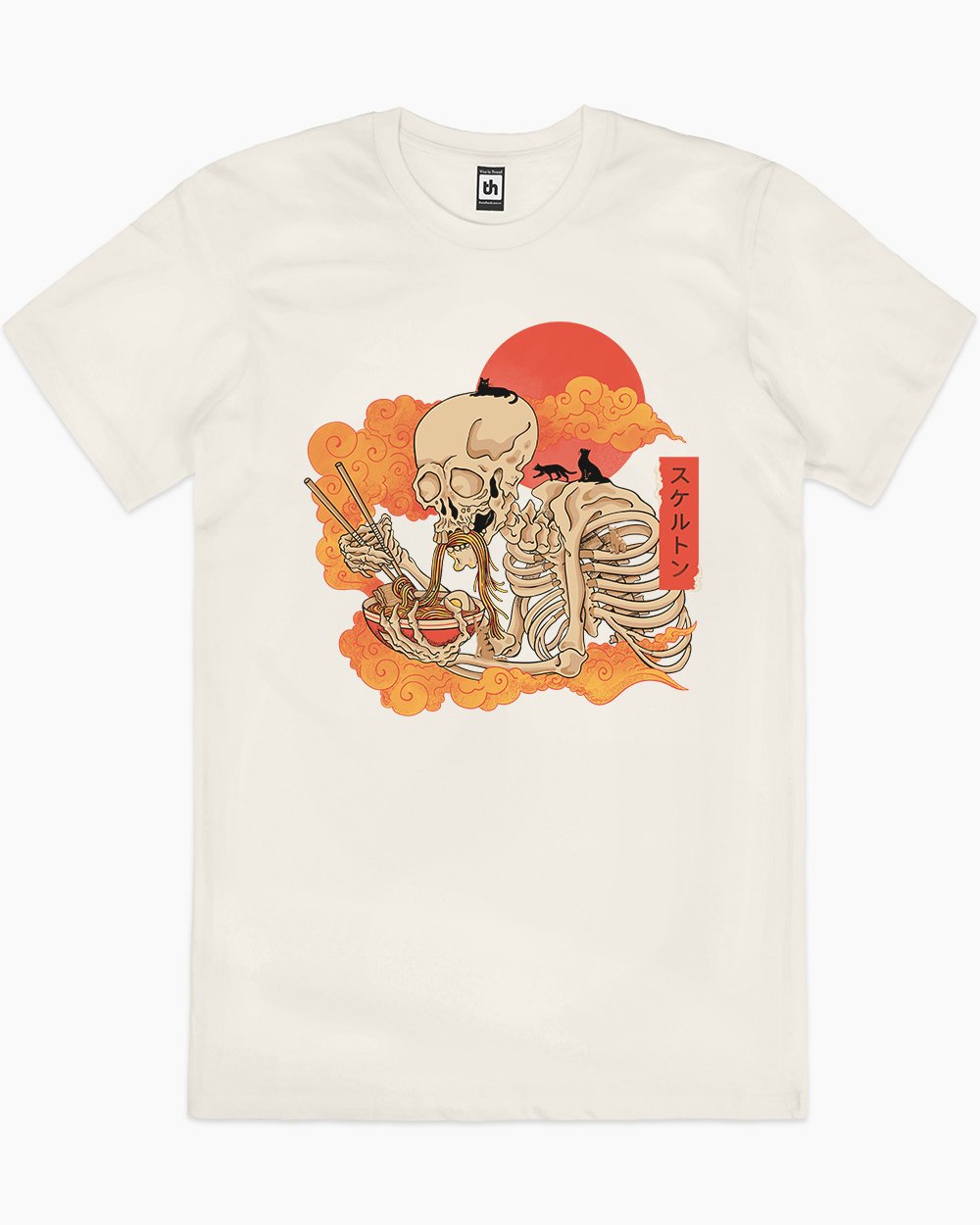 Yokai Ramen and Cats T-Shirt Europe Online #colour_natural