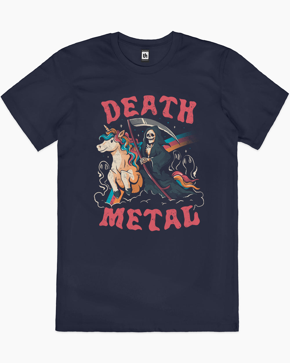 Death Metal T-Shirt Europe Online #colour_navy