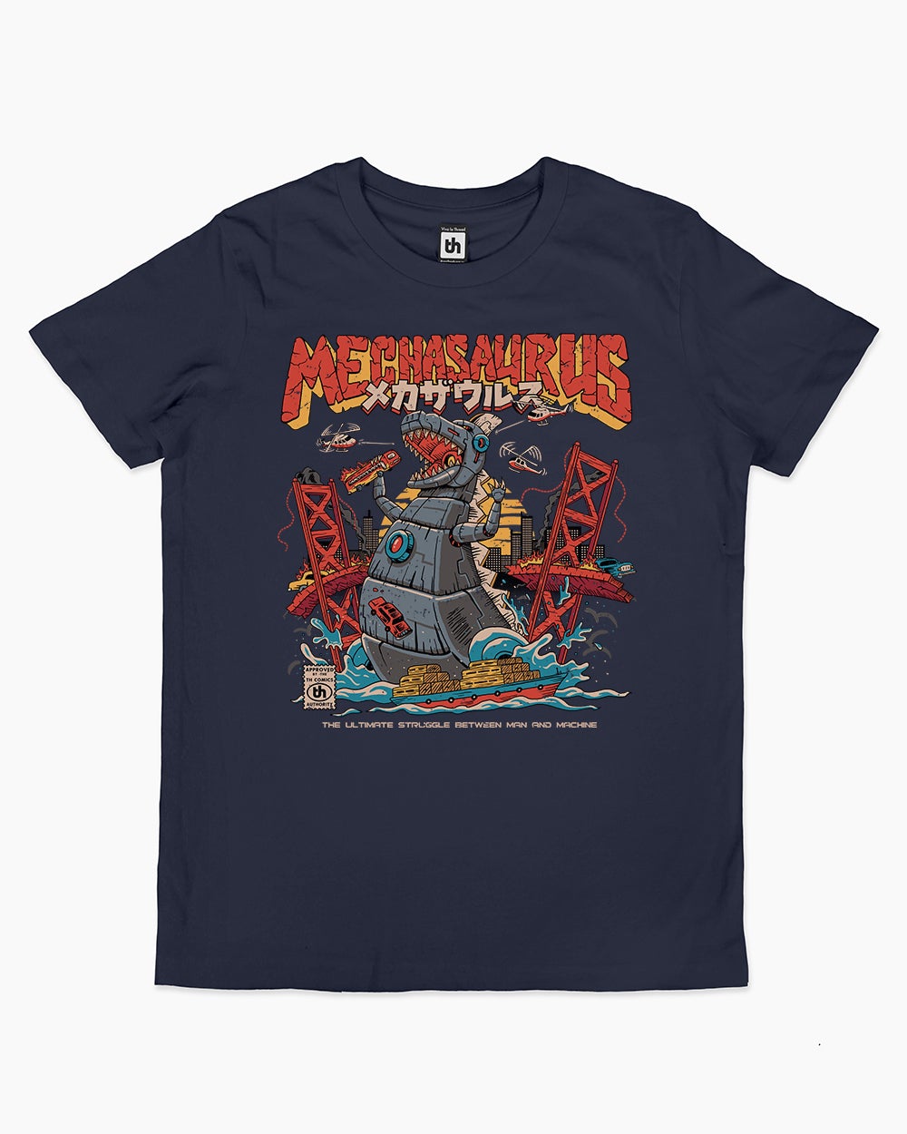 Mechasaurus Kids T-Shirt Australia Online #colour_navy