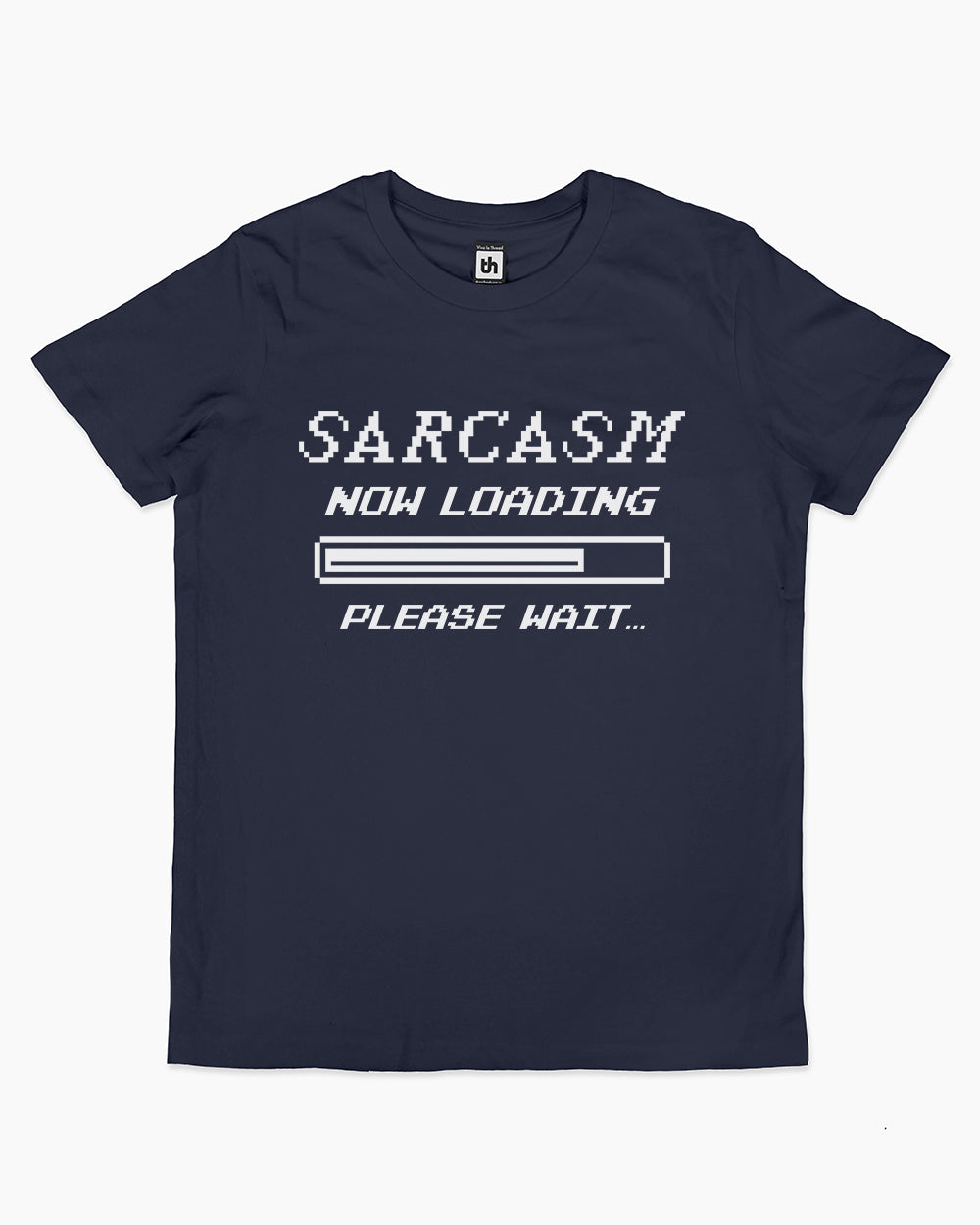 Sarcasm Loading Kids T-Shirt Europe Online #colour_navy