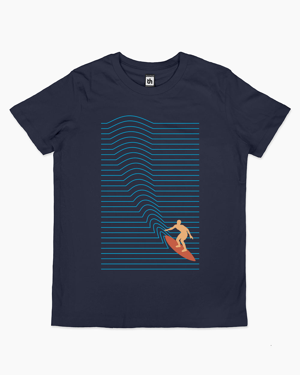 Surf Lines Kids T-Shirt Europe Online #colour_navy