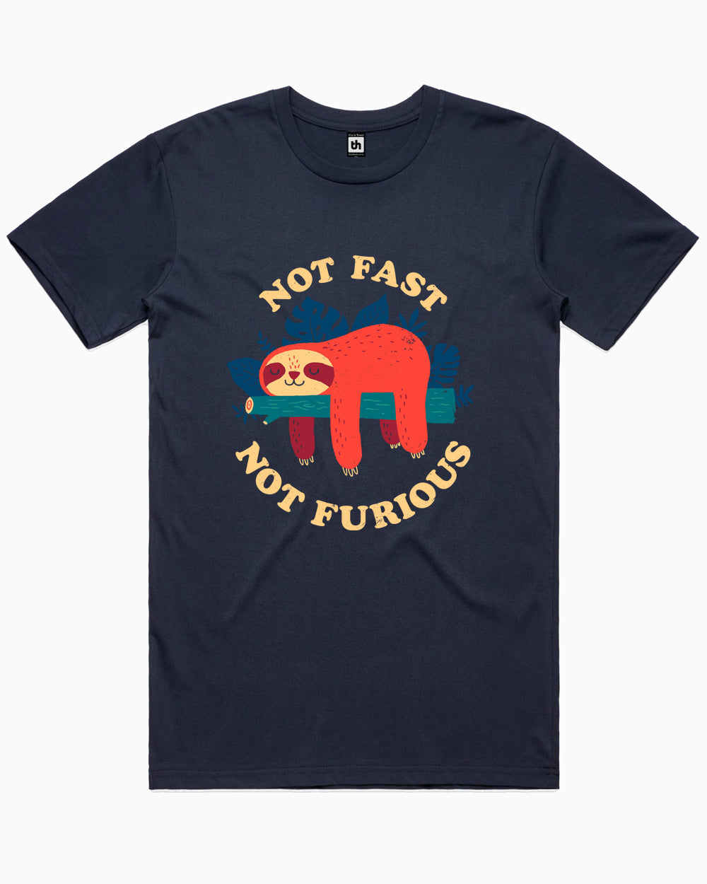 Not Fast Not Furious T-Shirt Europe Online #colour_navy