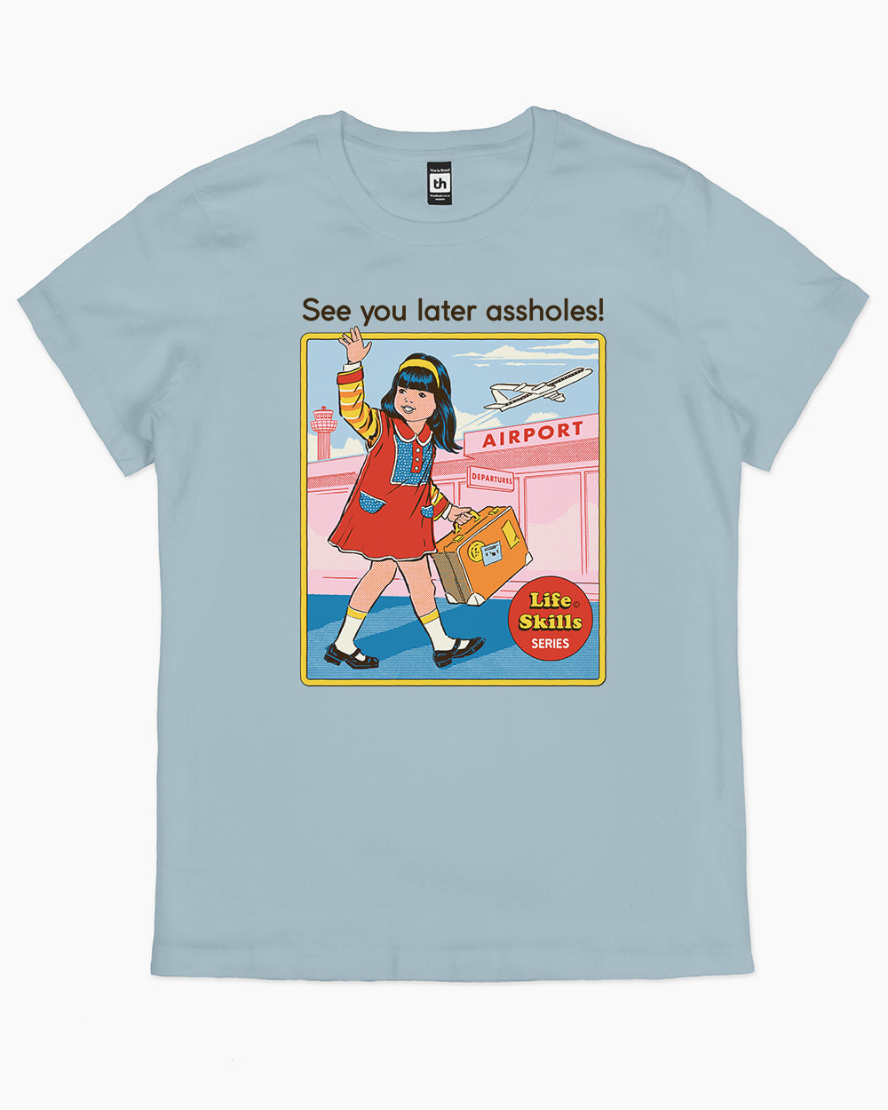 See You Later T-Shirt Australia Online #colour_pale blue