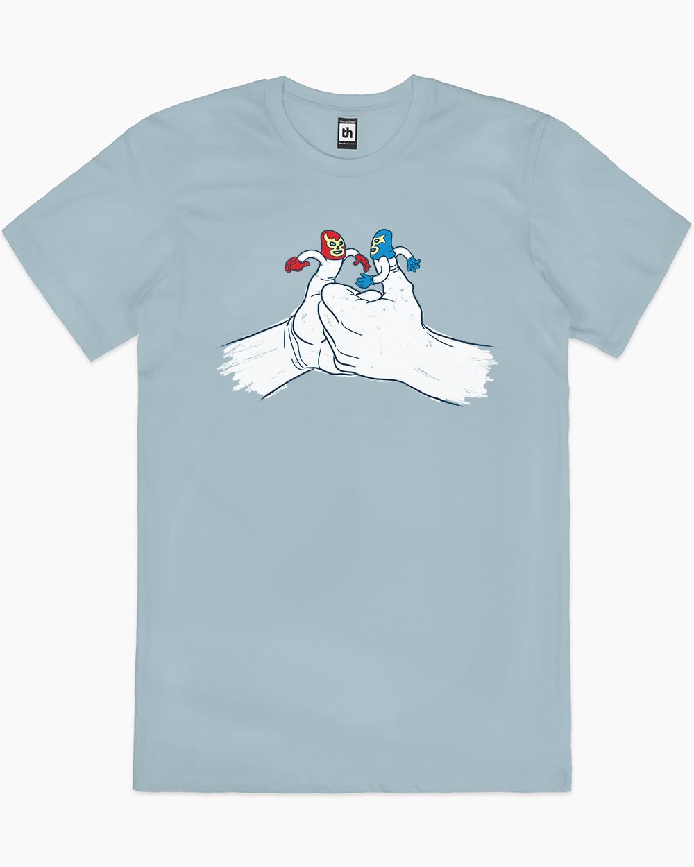 Thumb Wrestlers T-Shirt Australia Online #colour_pale blue