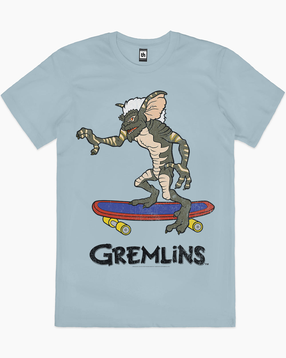 Gremlin Skate T-Shirt Europe Online #colour_pale blue