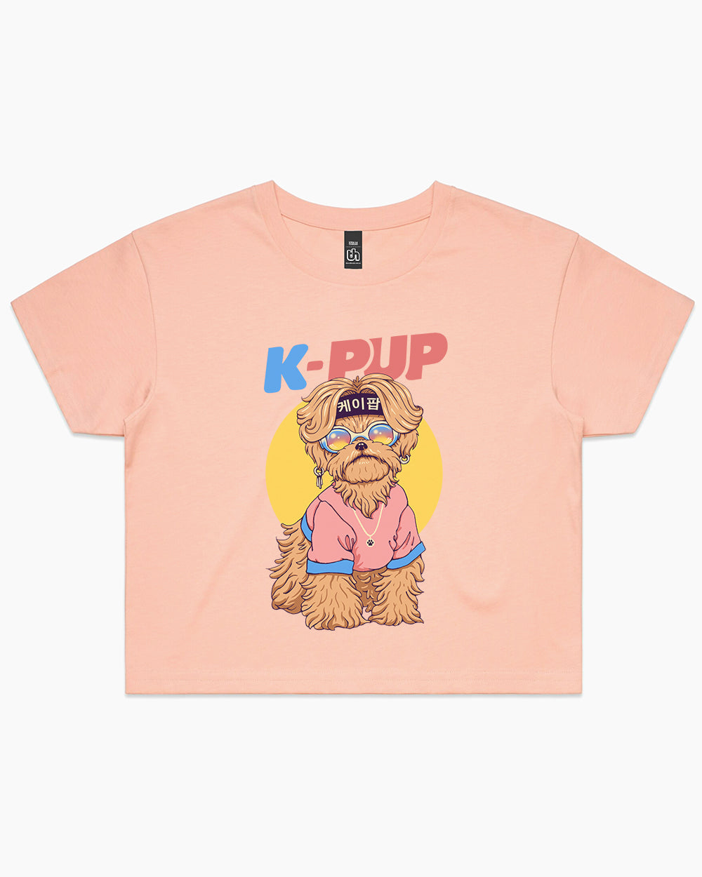 K-Pup Crop Tee Australia Online #colour_pink
