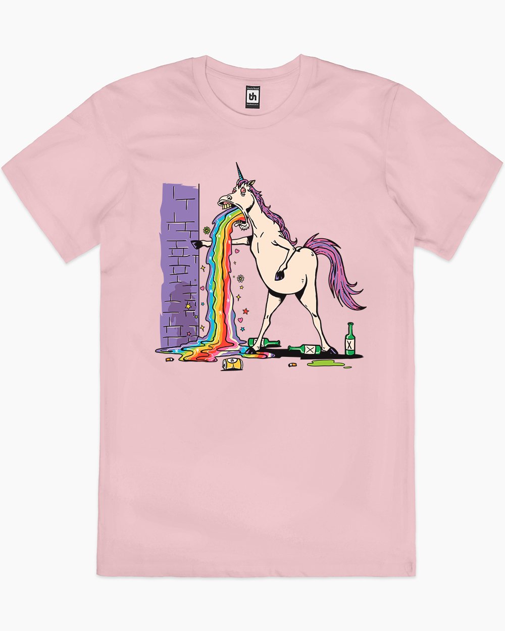 Unicorn Vom T-Shirt Europe Online #colour_pink