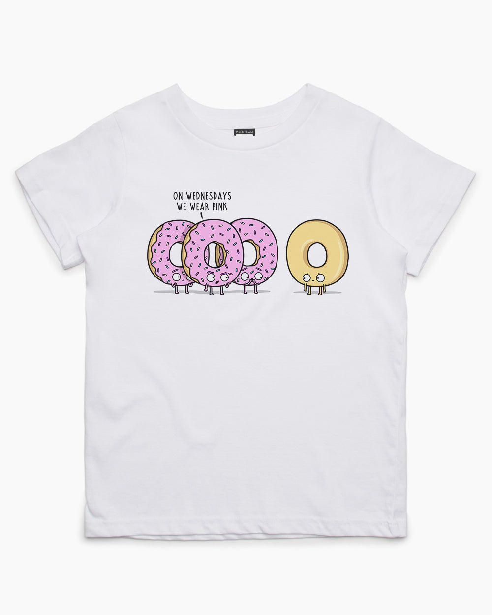 Pink Wednesday Kids T-Shirt Europe Online #colour_white