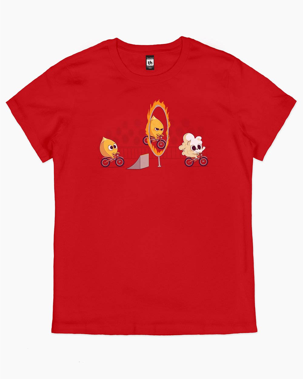 Fire Stunt T-Shirt Australia Online #colour_red