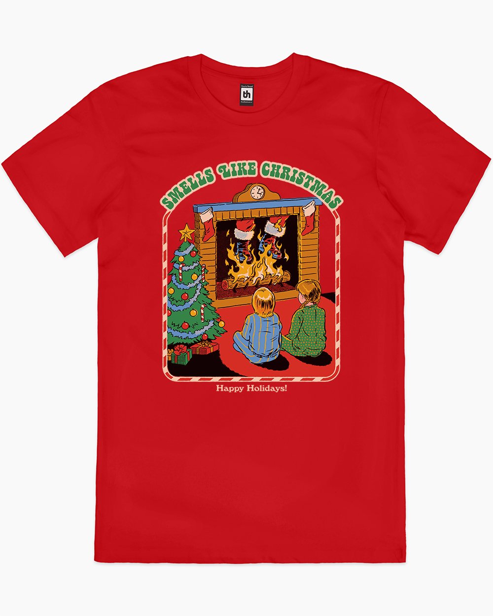 Smells Like Christmas T-Shirt Europe Online #colour_red