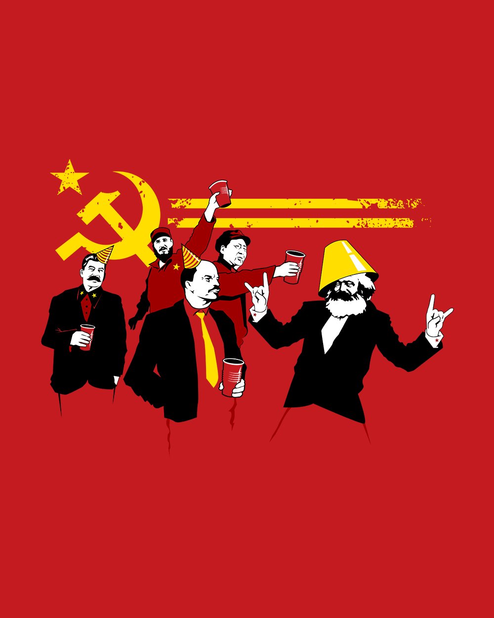 The Communist Party T-Shirt Europe Online #colour_red