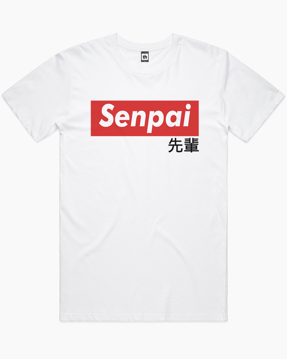 Senpai T-Shirt Europe Online #colour_white