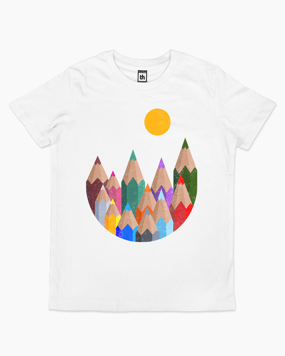 12 Colour Mountains Kids T-Shirt Europe Online #colour_white