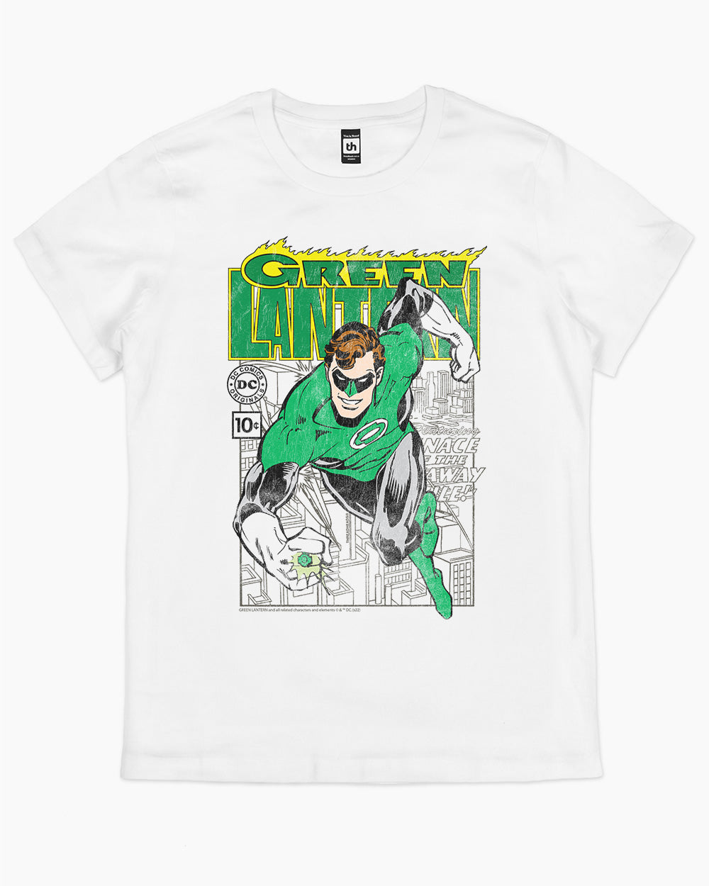 Green Lantern T-Shirt Australia Online #colour_white