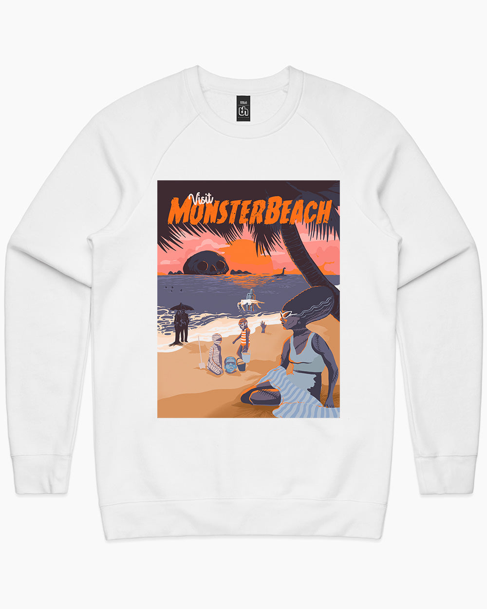 Monster Beach Sweater Europe Online #colour_white