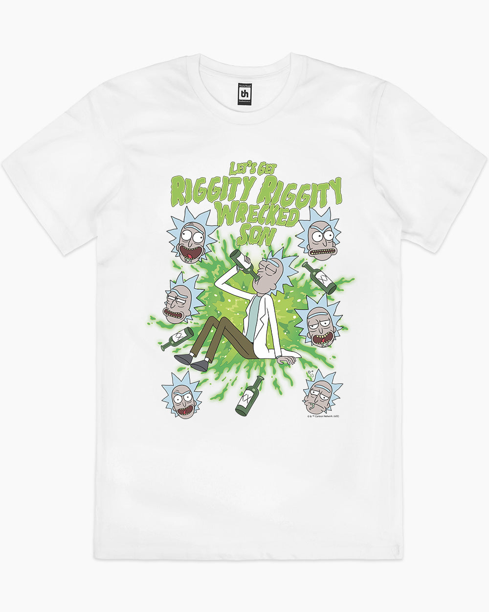 Riggity Riggity Wrecked T-Shirt Australia Online #colour_white