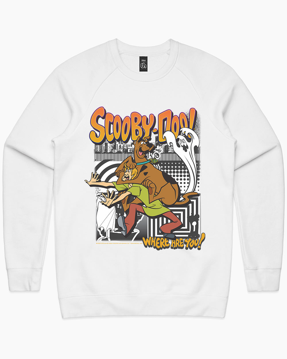 Scooby & Shaggy Sweater Australia Online #colour_white