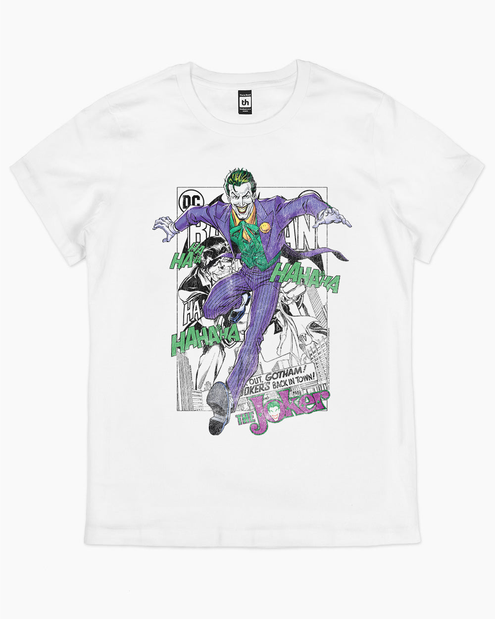 The Joker T-Shirt Australia Online #colour_white