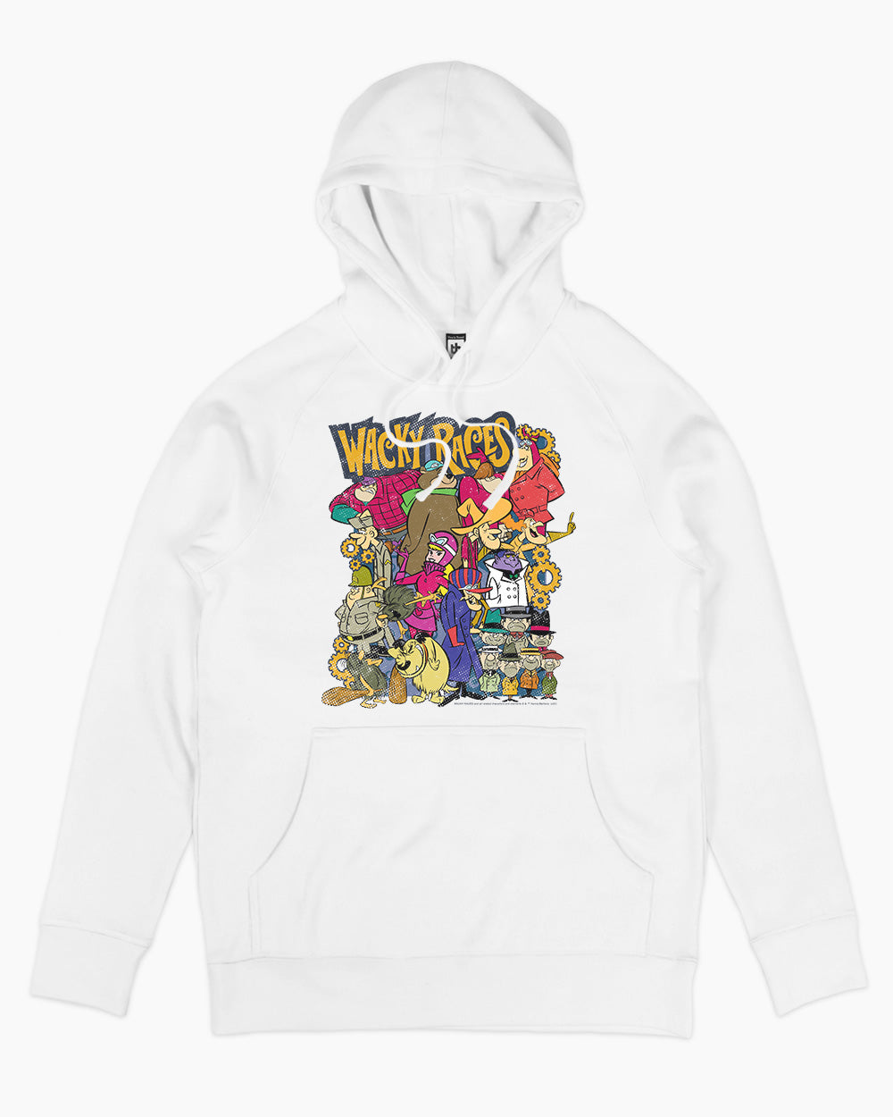 Wacky Races Collage Hoodie Europe Online #colour_white