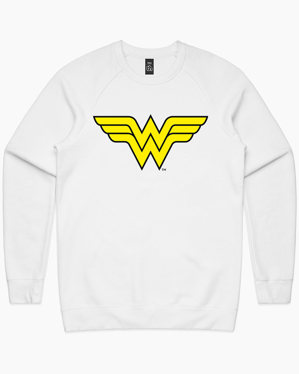 Wonder Woman Logo Sweater Australia Online #colour_white