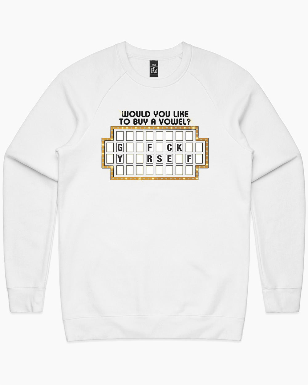 Would You Like To Buy A Vowel Or Would You To Buy A Vowel Sweater Europe Online #colour_white