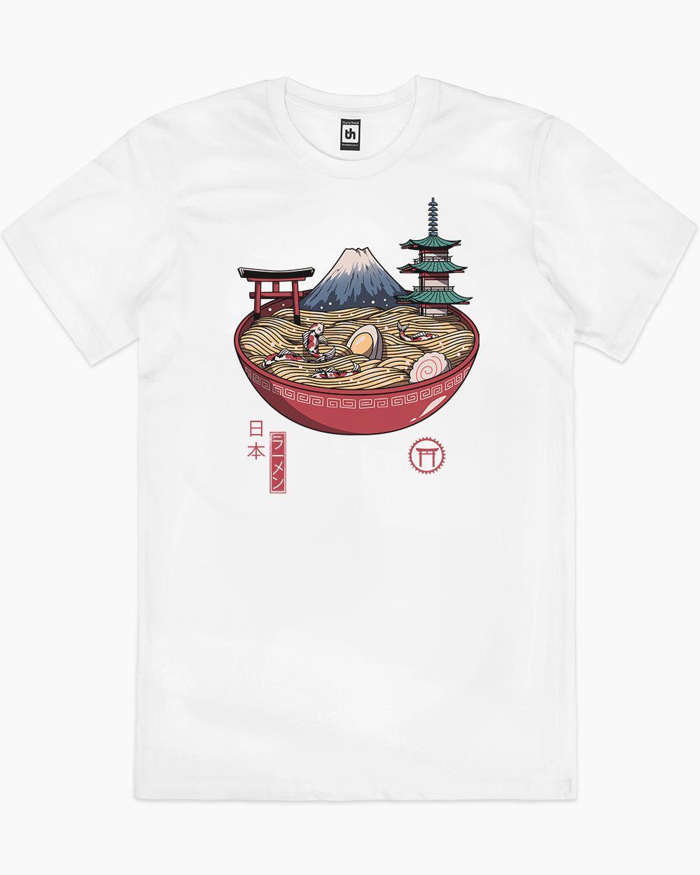 A Japanese Ramen T-Shirt Europe Online #colour_white