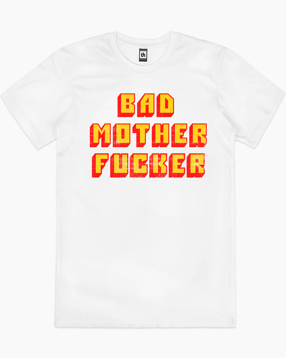 Bad Mother Fucker T-Shirt Australia Online #colour_white