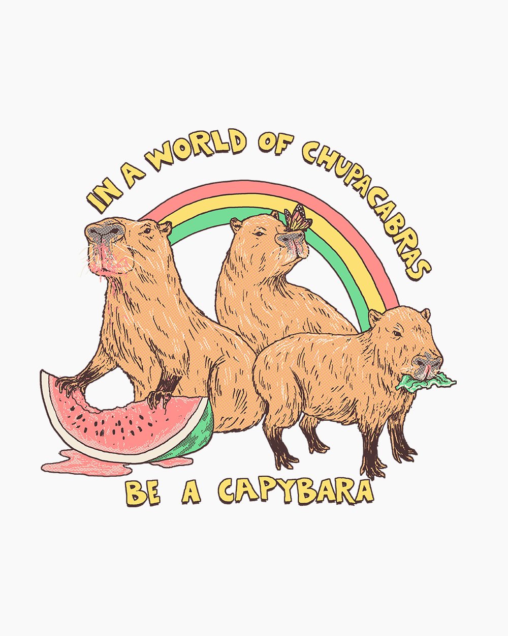 Be a Capybara Hoodie Europe Online #colour_white