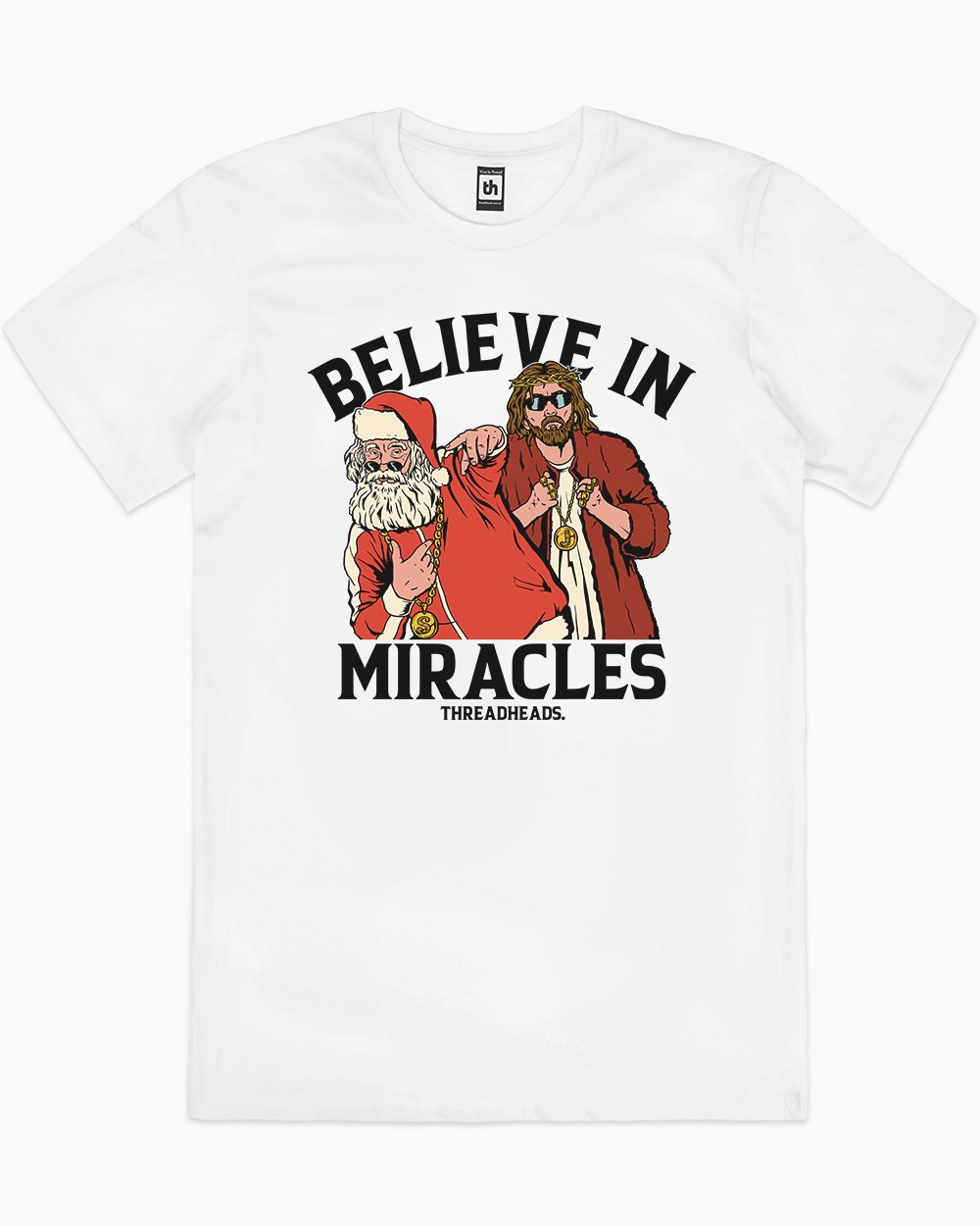 Believe in Miracles T-Shirt Europe Online #colour_white