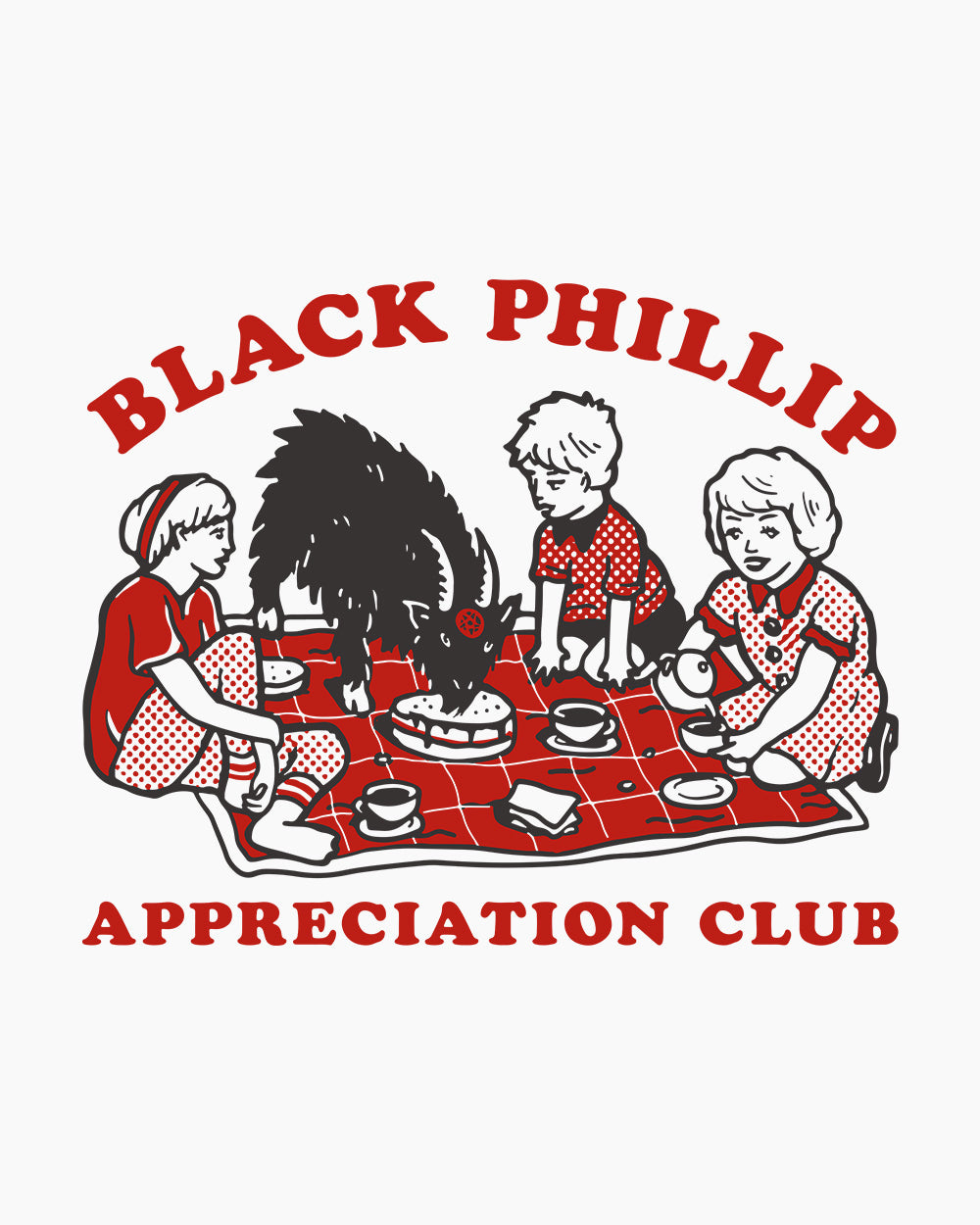 Black Phillip Appreciation Club Hoodie Europe Online #colour_white