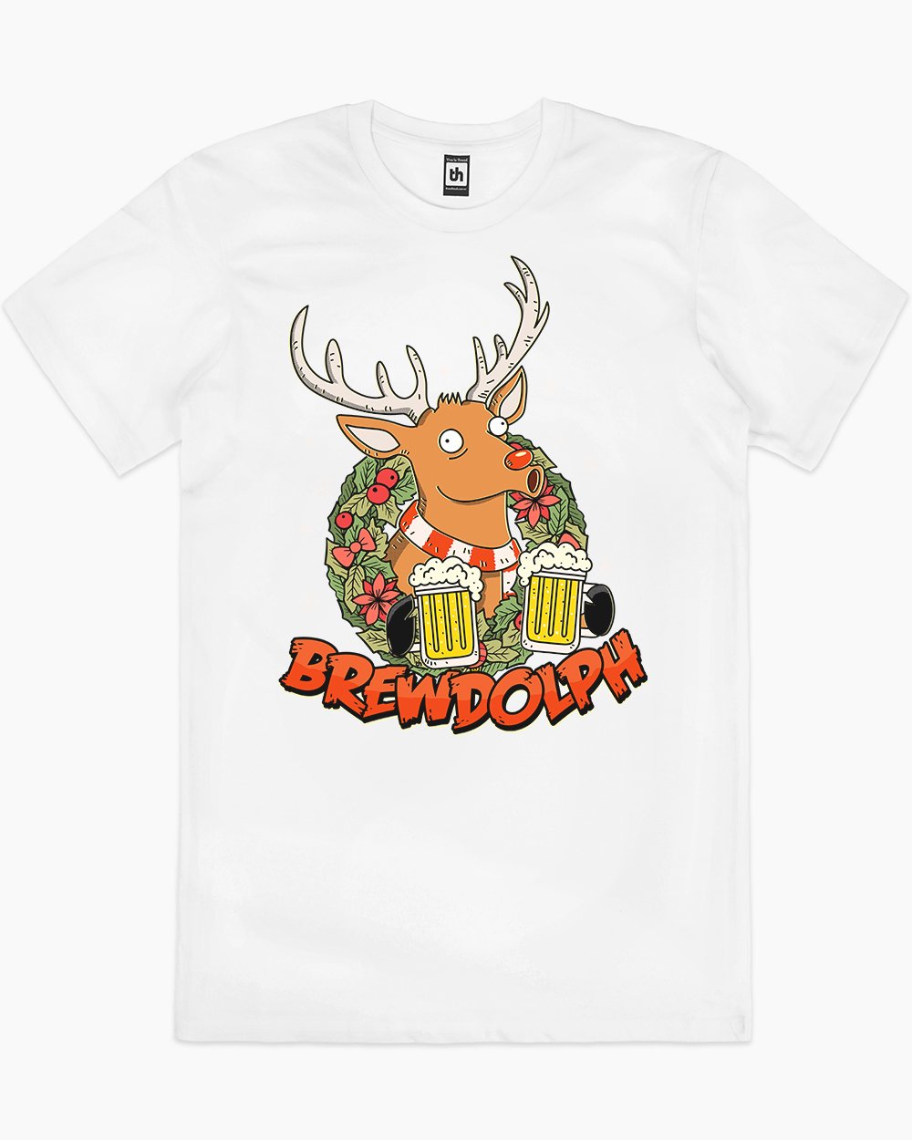 Brewdolph T-Shirt Europe Online #colour_white