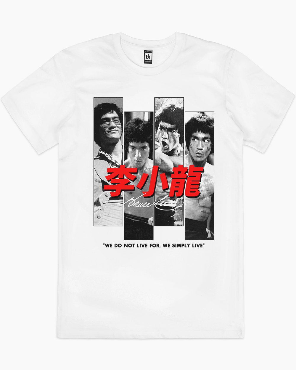 Bruce Lee Scenes T-Shirt Europe Online #colour_white