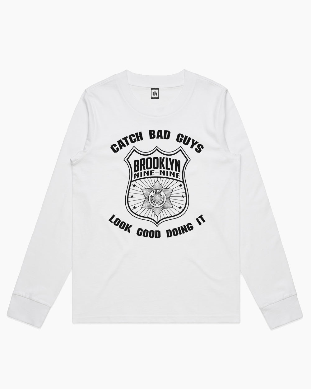 Brooklyn Nine-Nine Catch Bad Guys Long Sleeve Australia Online #colour_white