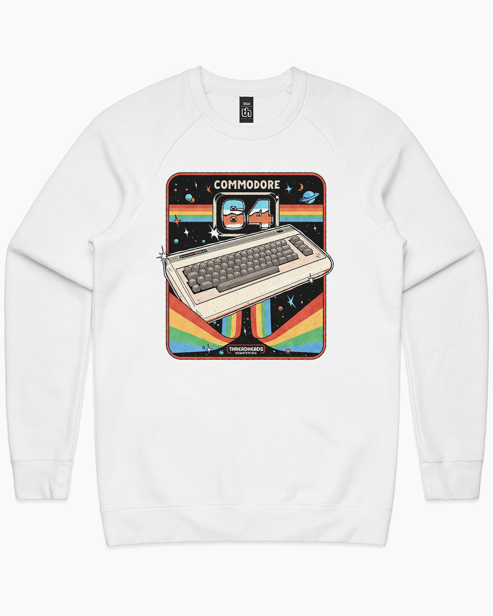 Commodore 64 Advanced Home Computer Sweater Europe Online #colour_white