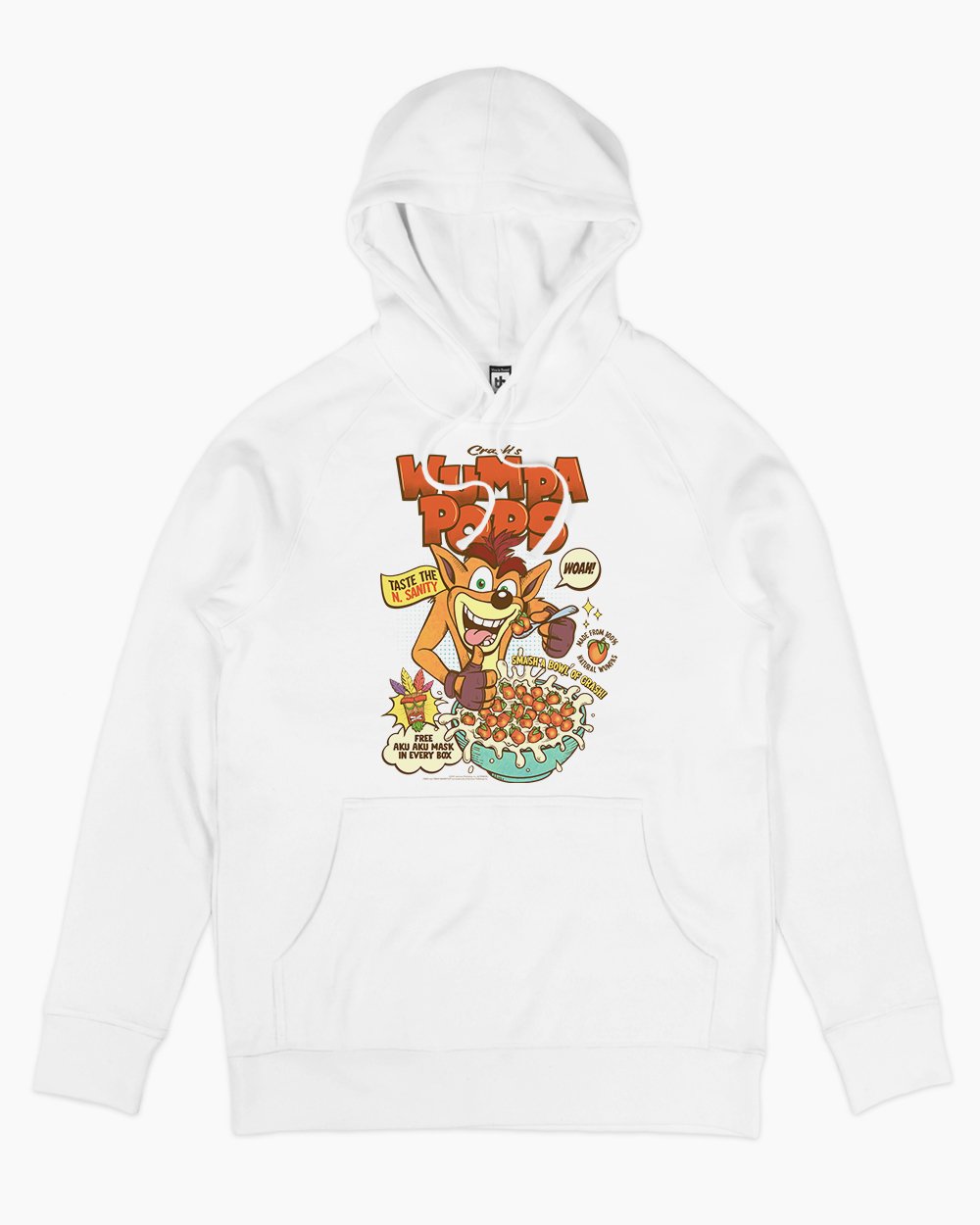 Crash Wumpa Cereal Hoodie Europe Online #colour_white