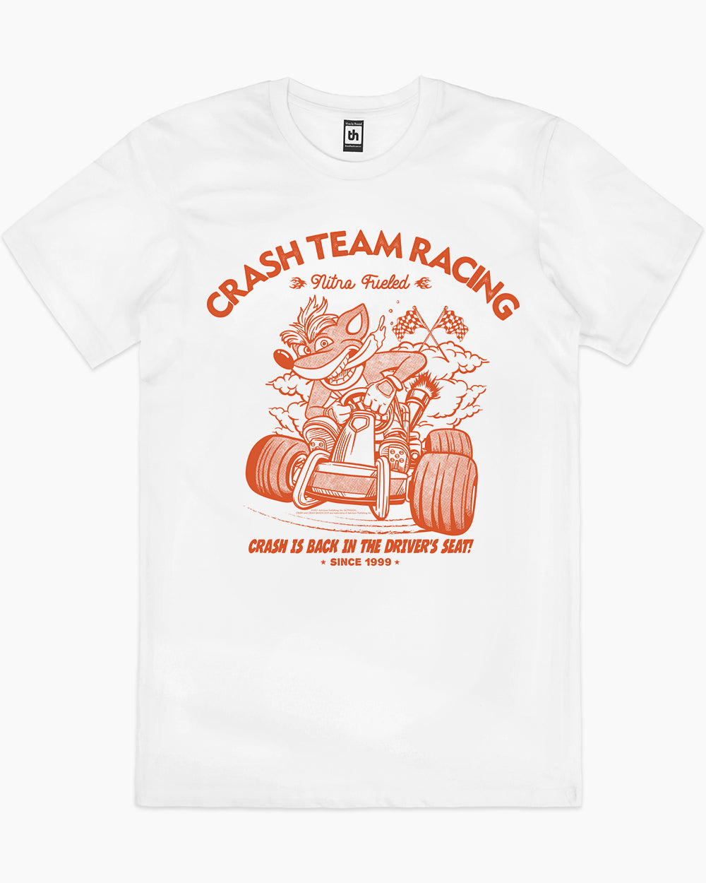 Crash Driver's Seat T-Shirt Europe Online #colour_white