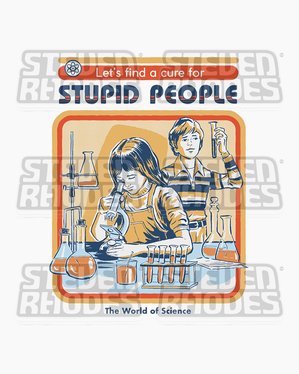 Let's Find a Cure for Stupid People Kids T-Shirt Europe Online #colour_white