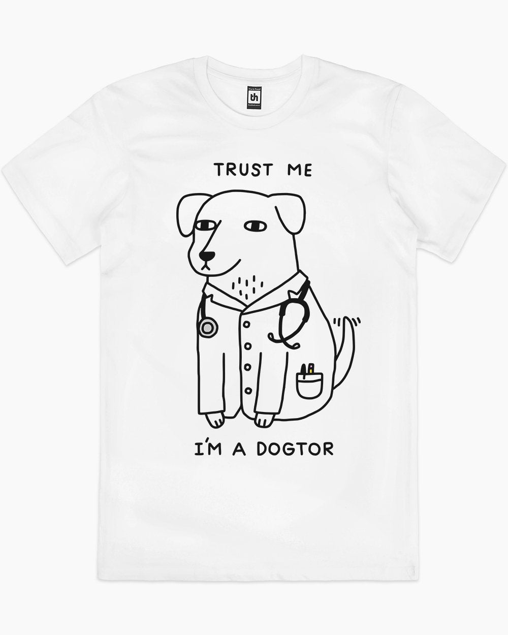 Dogtor T-Shirt Europe Online #colour_white