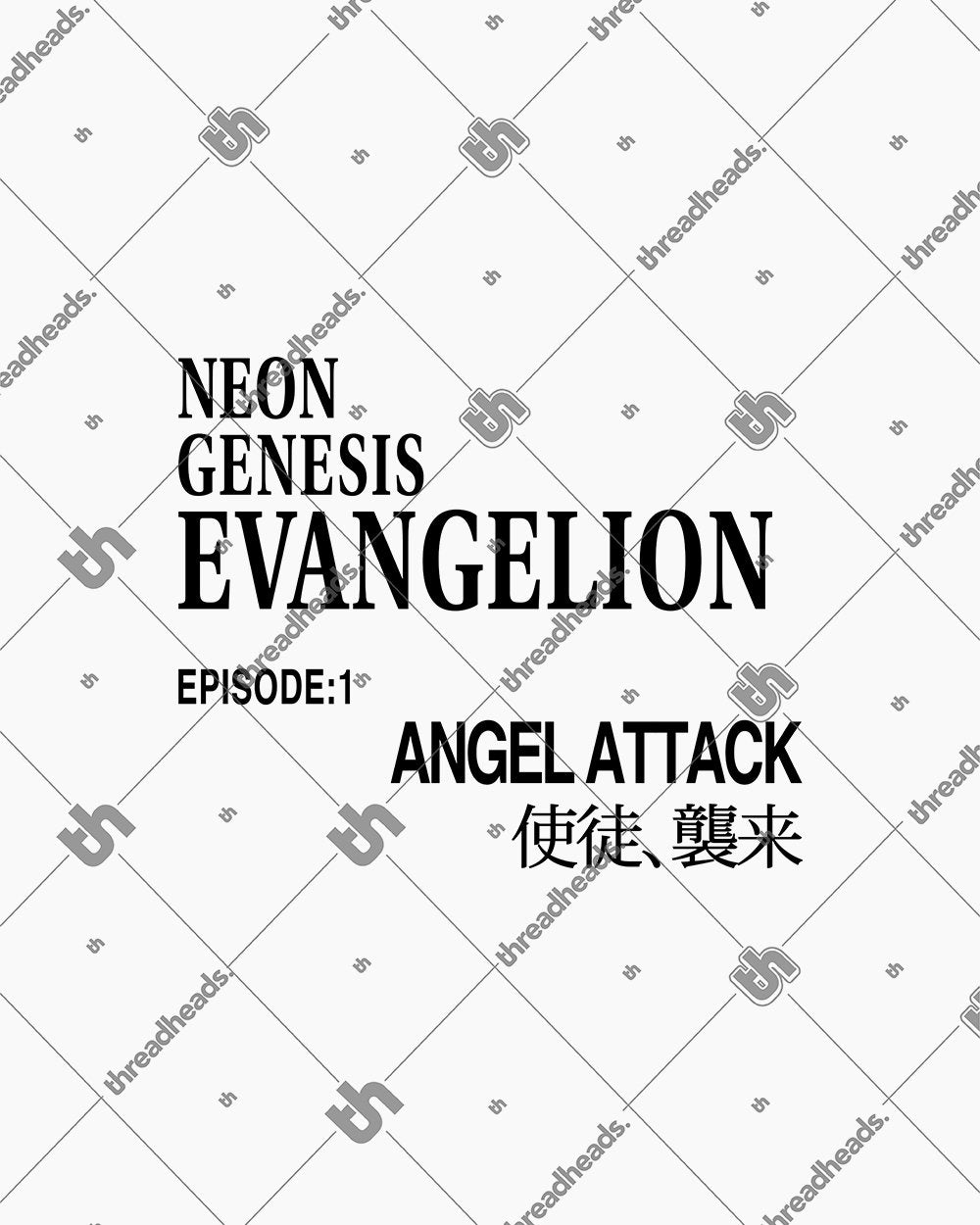 Evangelion Episode 1 T-Shirt Europe Online #colour_white