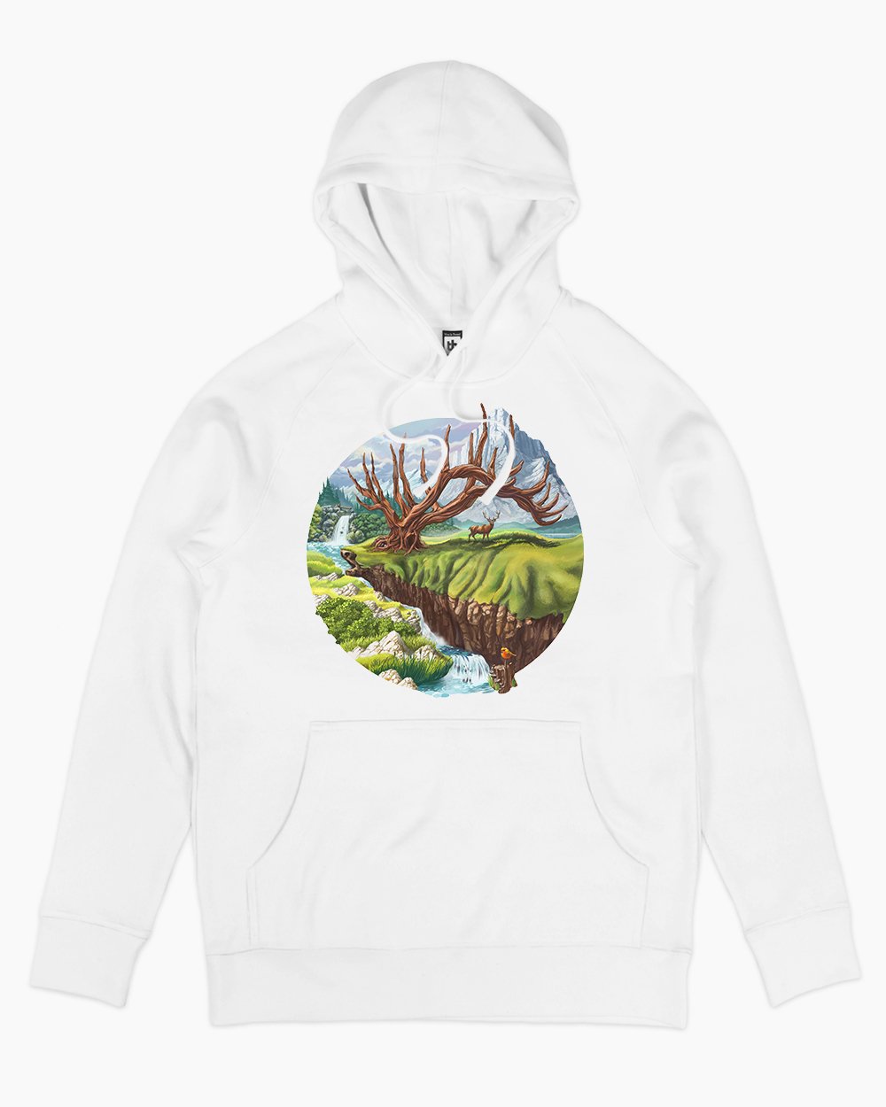 Father Deer Hoodie Europe Online #colour_white