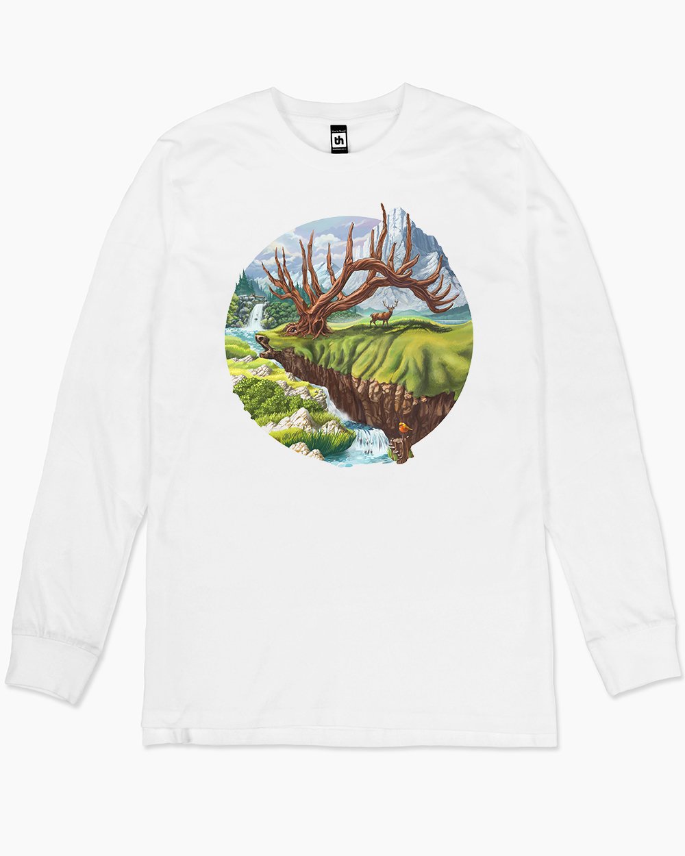 Father Deer Long Sleeve Europe Online #colour_white