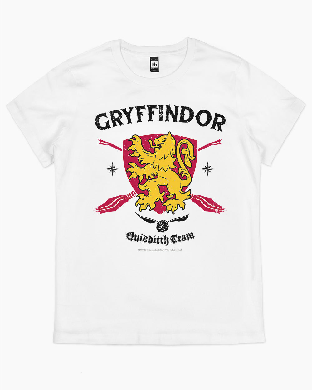 Gryffindor Quidditch Team T-Shirt Australia Online #colour_white