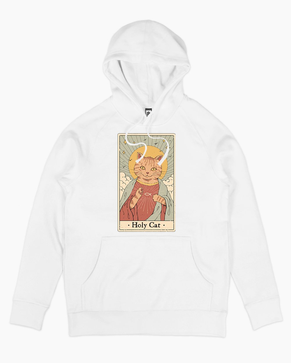 Holy Cat Hoodie Europe Online #colour_white