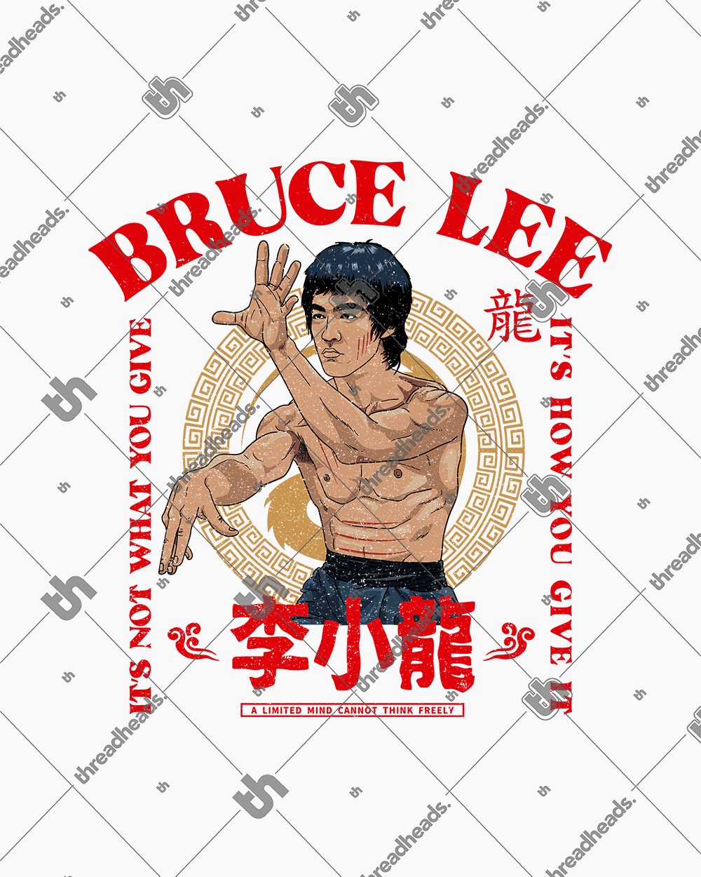 Bruce Lee It's Not What You Give Hoodie Europe Online #colour_white