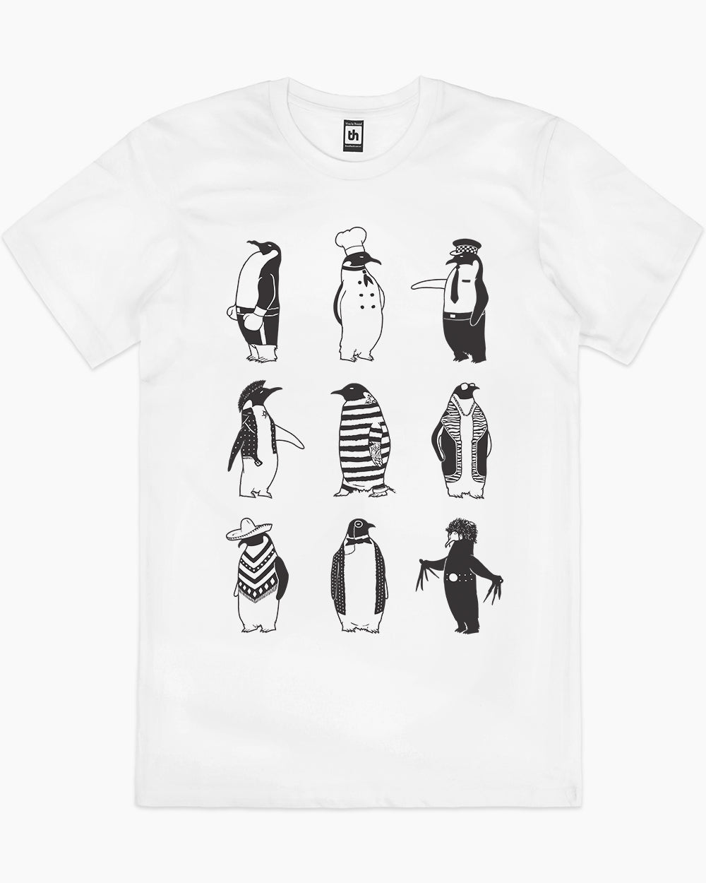 Know Your Penguins T-Shirt Europe Online #colour_white
